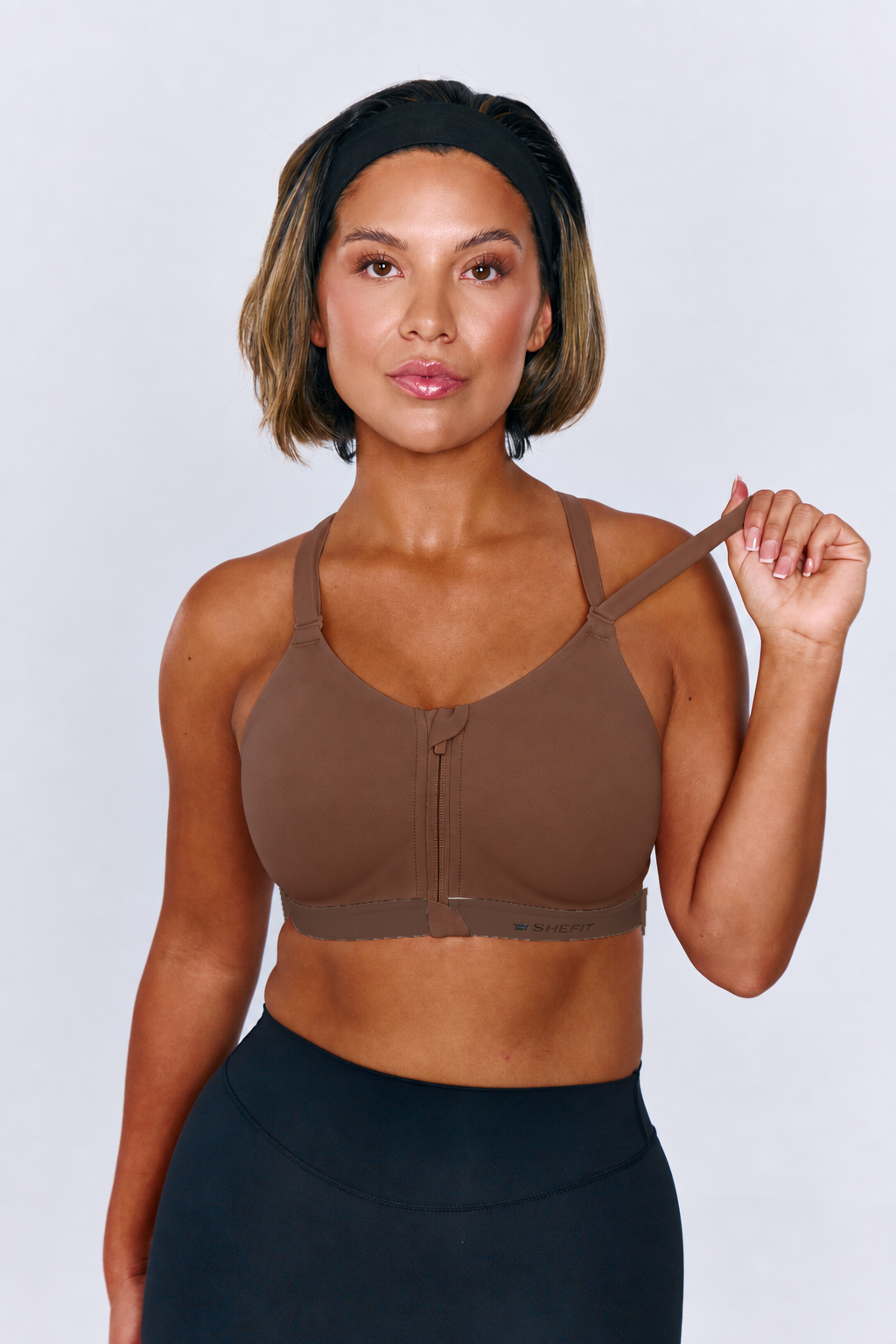 Emerge Sports Bra in Cocoa Crush